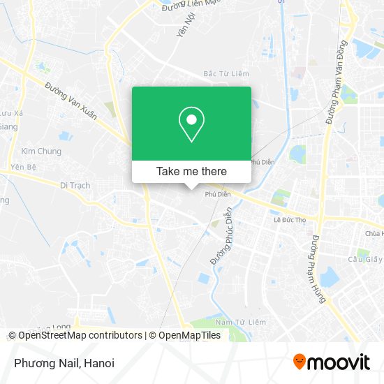 Phương Nail map
