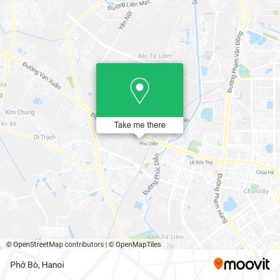 Phở Bò map