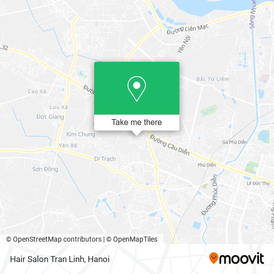 Hair Salon Tran Linh map