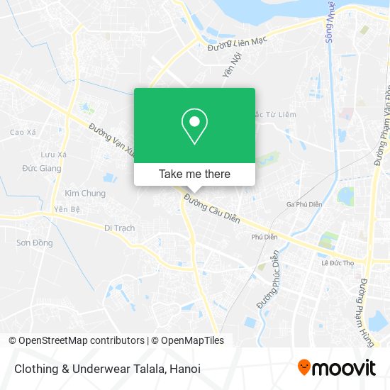 Clothing & Underwear Talala map