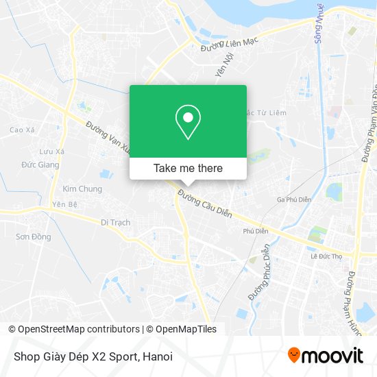 Shop Giày Dép X2 Sport map