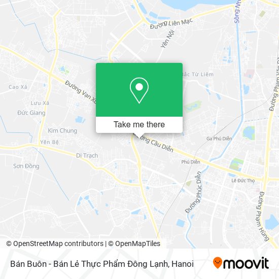 Bán Buôn - Bán Lẻ Thực Phẩm Đông Lạnh map