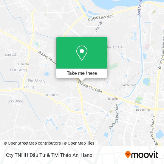 Cty TNHH Đầu Tư & TM Thảo An map