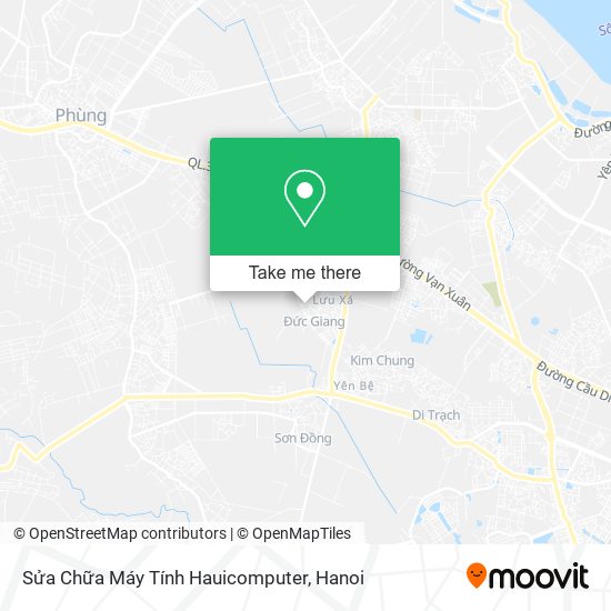 Sửa Chữa Máy Tính Hauicomputer map