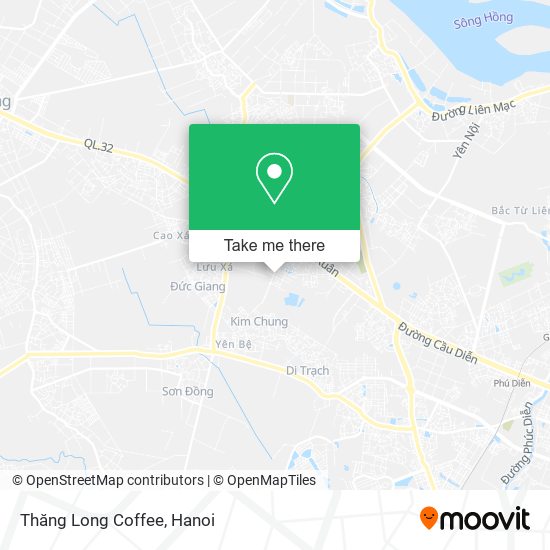 Thăng Long Coffee map