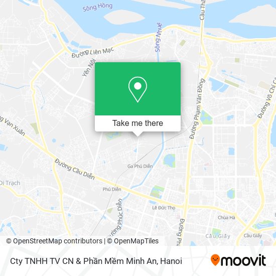 Cty TNHH TV CN & Phần Mềm Minh An map