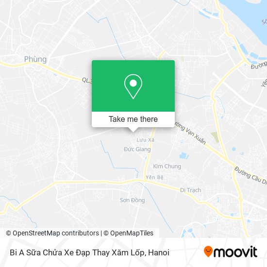 Bi A Sữa Chửa Xe Đạp Thay Xăm Lốp map