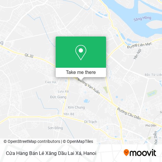 Cửa Hàng Bán Lẻ Xăng Dầu Lai Xá map