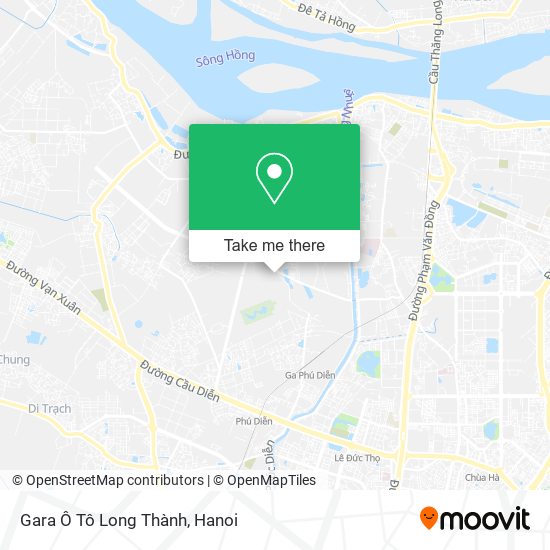 Gara Ô Tô Long Thành map