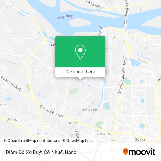 Điểm Đỗ Xe Buýt Cổ Nhuế map