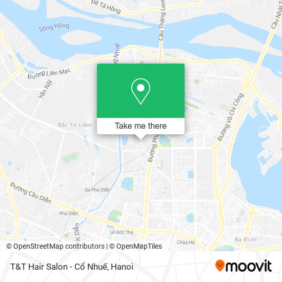 T&T Hair Salon - Cổ Nhuế map