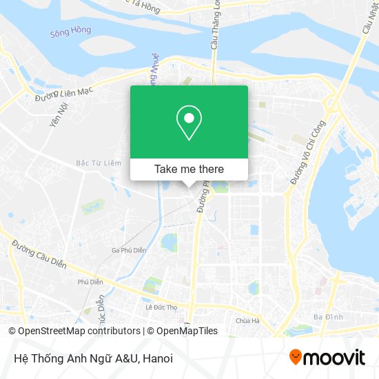 Hệ Thống Anh Ngữ A&U map