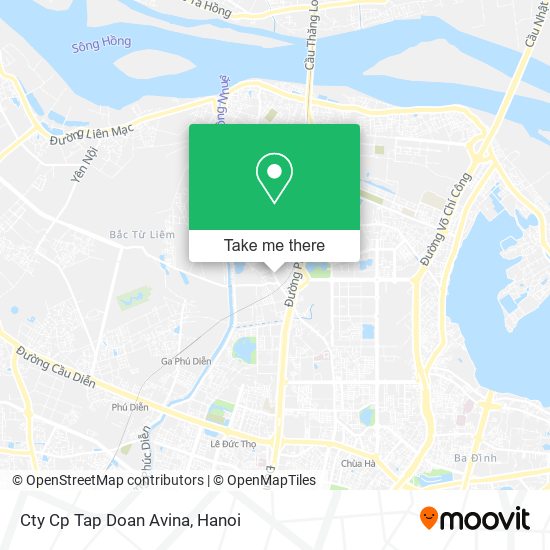 Cty Cp Tap Doan Avina map