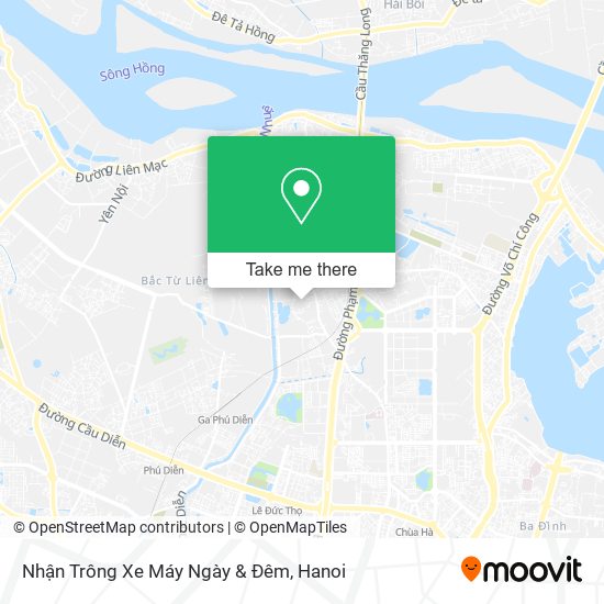 Nhận Trông Xe Máy Ngày & Đêm map