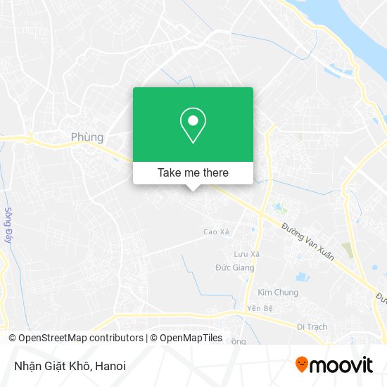 Nhận Giặt Khô map