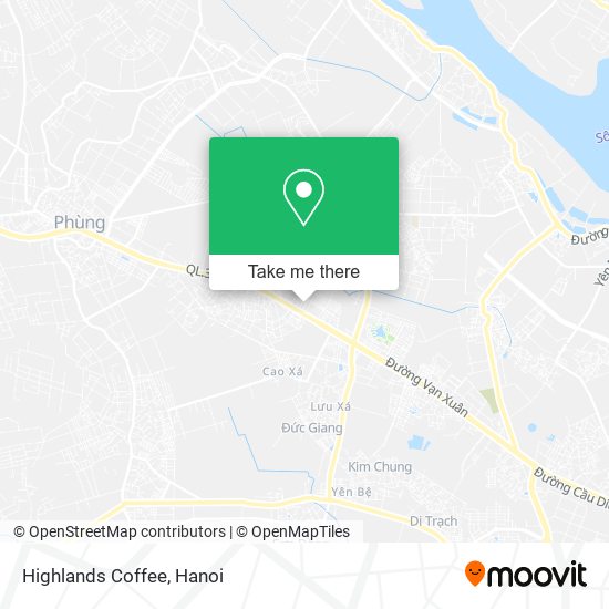 Highlands Coffee map
