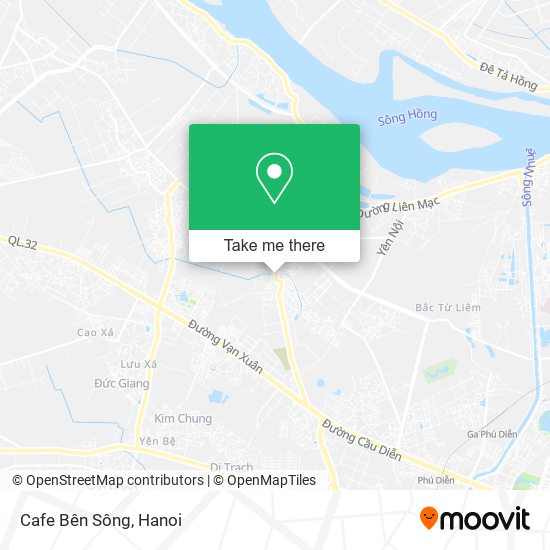 Cafe Bên Sông map