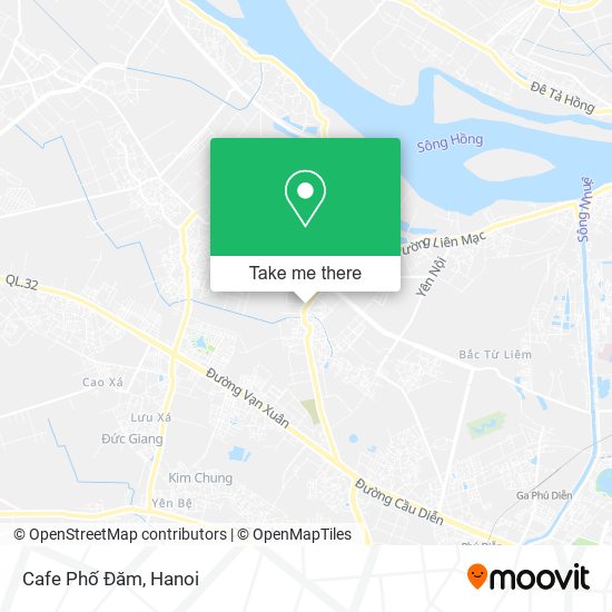 Cafe Phố Đăm map