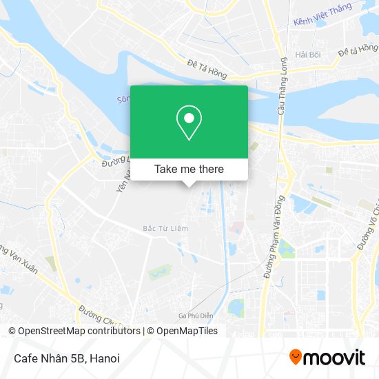 Cafe Nhân 5B map