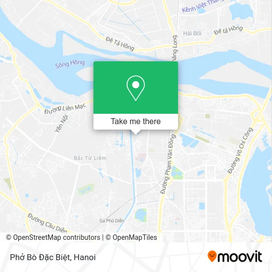 Phở Bò Đặc Biệt map