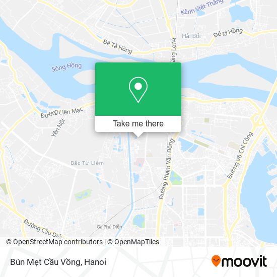 Bún Mẹt Cầu Vồng map