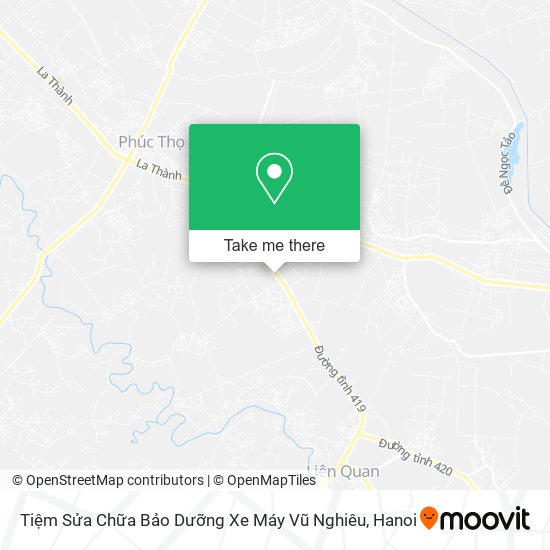 Tiệm Sửa Chữa Bảo Dưỡng Xe Máy Vũ Nghiêu map