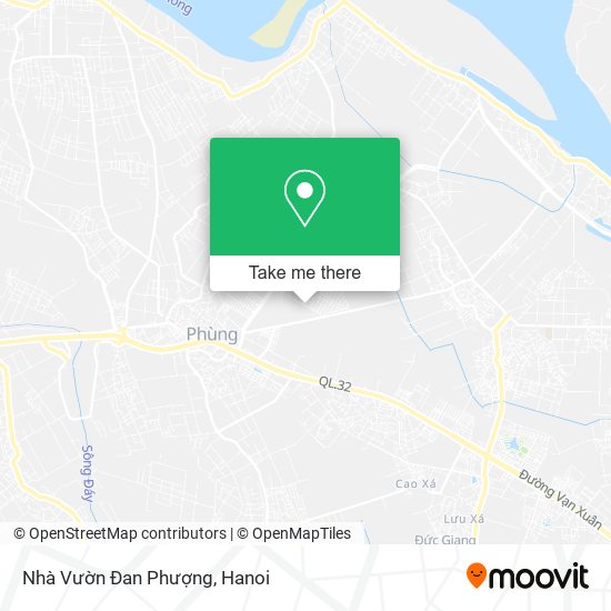 Nhà Vườn Đan Phượng map