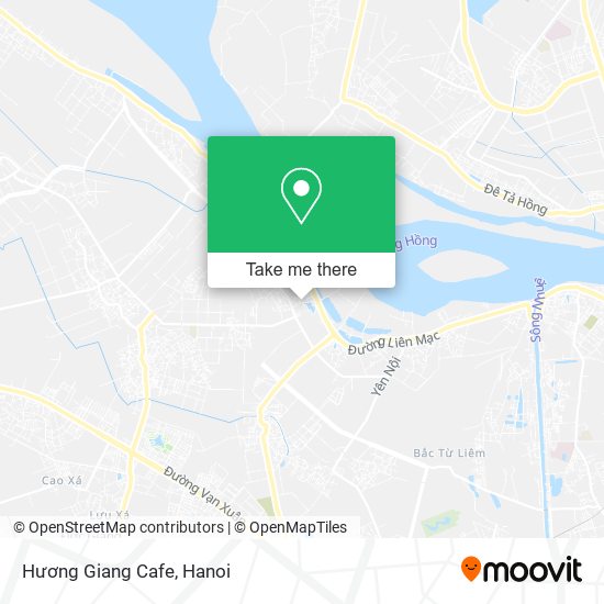 Hương Giang Cafe map
