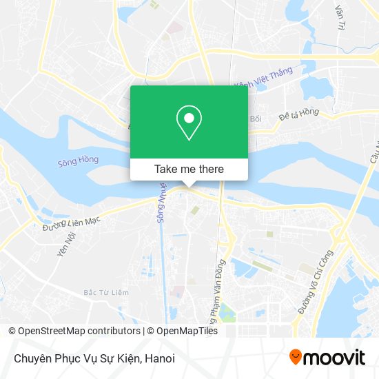 Chuyên Phục Vụ Sự Kiện map