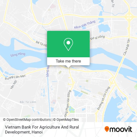 Vietnam Bank For Agriculture And Rural Development map