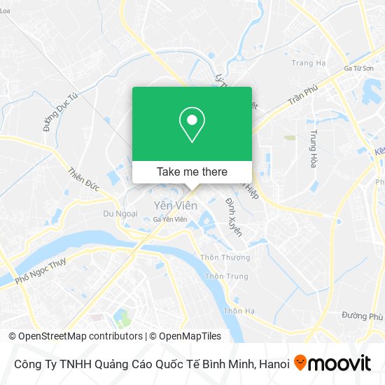 Công Ty TNHH Quảng Cáo Quốc Tế Bình Minh map