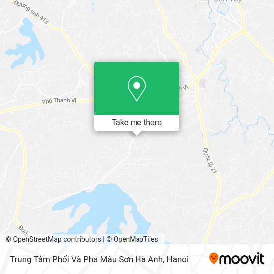 Trung Tâm Phối Và Pha Màu Sơn Hà Anh map