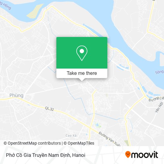 Phở Cồ Gia Truyền Nam Định map