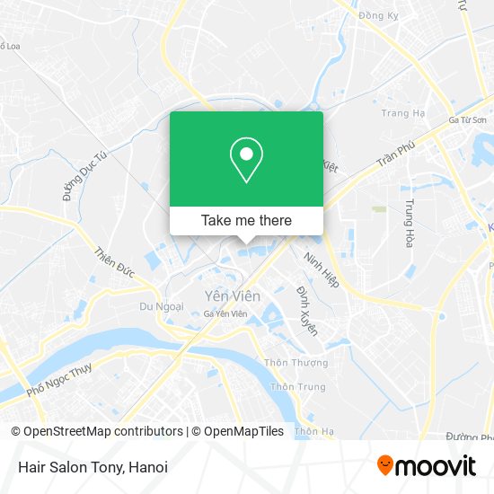 Hair Salon Tony map
