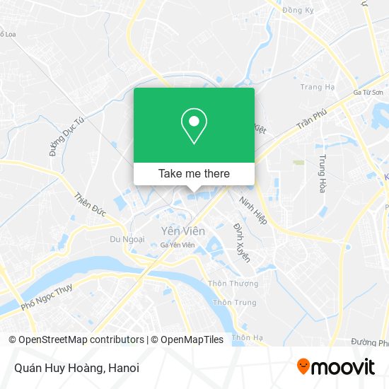 Quán Huy Hoàng map