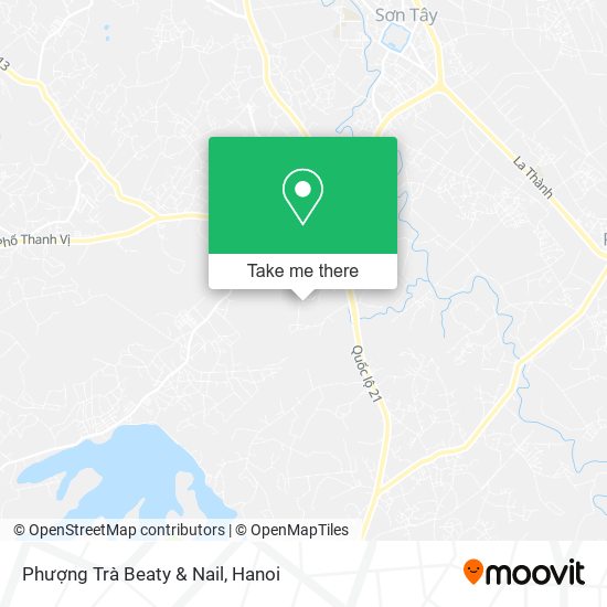 Phượng Trà Beaty & Nail map