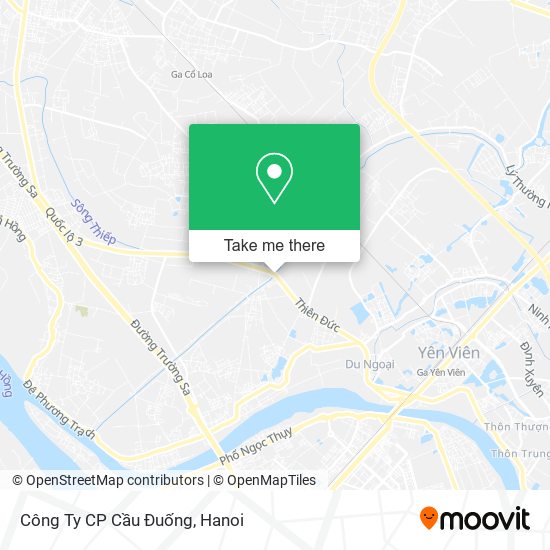 Công Ty CP Cầu Đuống map
