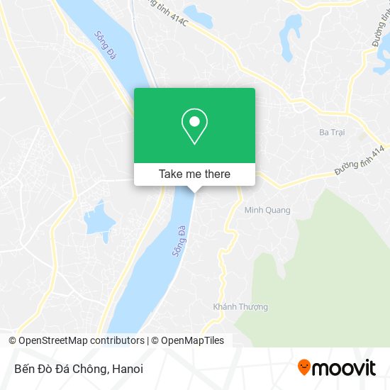 Bến Đò Đá Chông map