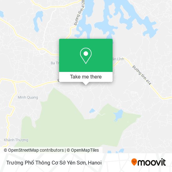 Trường Phổ Thông Cơ Sở Yên Sơn map