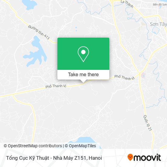 Tổng Cục Kỹ Thuật - Nhà Máy Z151 map