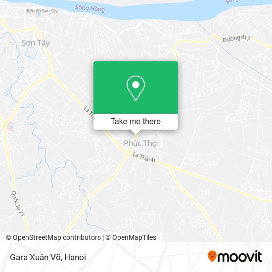 Gara Xuân Võ map