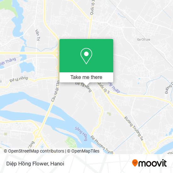 Diệp Hồng Flower map