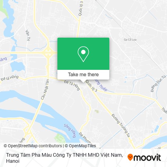 Trung Tâm Pha Màu Công Ty TNHH MHD Việt Nam map