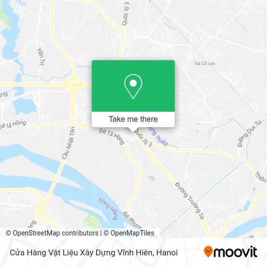Cửa Hàng Vật Liệu Xây Dựng Vĩnh Hiên map
