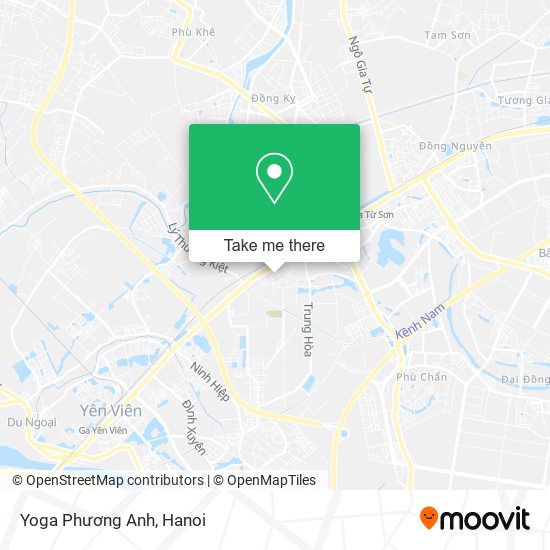 Yoga Phương Anh map