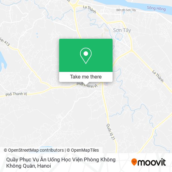 Quầy Phục Vụ Ăn Uống Học Viện Phòng Không Không Quân map