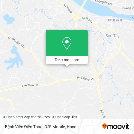 Bệnh Viện Điện Thoại O / S Mobile map