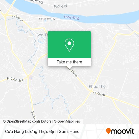 Cửa Hàng Lương Thực Định Gấm map
