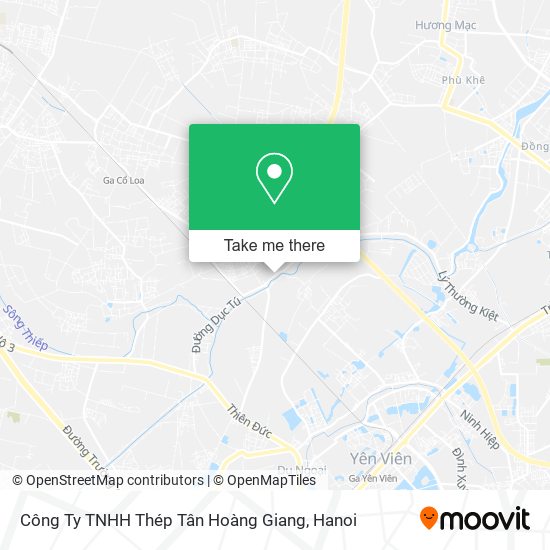 Công Ty TNHH Thép Tân Hoàng Giang map
