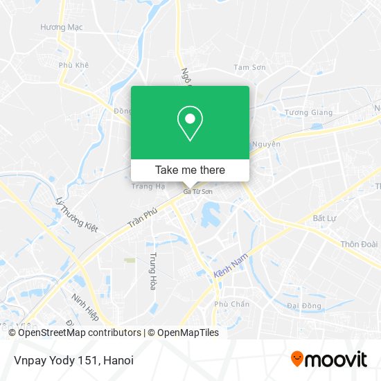 Vnpay Yody 151 map